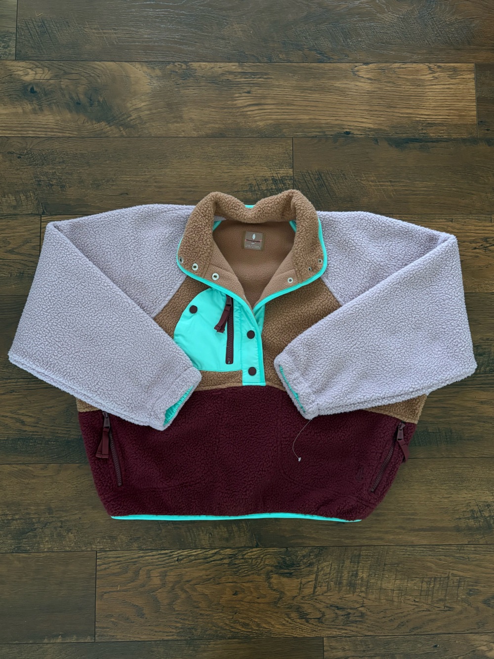 Free People Snap fleece